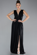 Abendkleid Lang Schwarz ABU4377