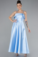 Abendkleid Midi Blau ABK2210