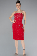 Partykleid Kurz Rot ABK2211