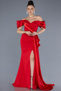 Abendkleid Lang Rot ABU4562