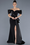 Abendkleid Lang Schwarz ABU4562