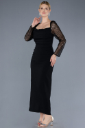 Partykleid Midi Schwarz ABK2216