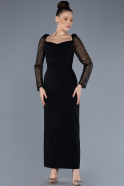 Partykleid Midi Schwarz ABK2216