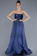 Abendkleid Lang Marineblau ABU4579