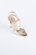 Party-Schuhe Haut Gold AB1124