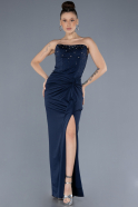 Abschlusskleid Lang Marineblau ABU4602