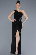 Abendkleid Lang Schwarz ABU4611