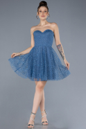 Partykleid Kurz Indigo ABK2235