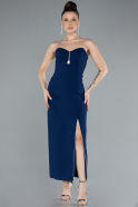 Partykleid Midi Marineblau ABK2254