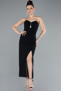 Partykleid Midi Schwarz ABK2254