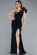 Abendkleid Lang Schwarz ABU4692