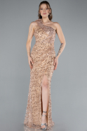 Abendkleid Lang Gold ABU4694