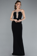 Abendkleid Lang Schwarz ABU4687