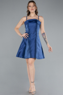 Abendkleid Kurz Marineblau ABK2276