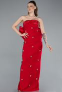 Abendkleid Lang Rot ABU4716