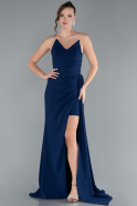 Abendkleid Lang Marineblau ABU4729