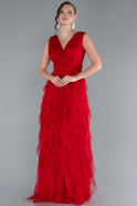 Abendkleid Lang Rot ABU4723