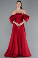 Abendkleid Lang Rot ABU4783