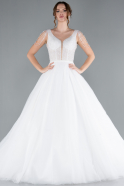 Hochzeitskleider Lang Weiß ABG090
