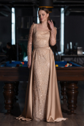 Gold Abendkleid Lang ABU4603
