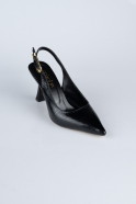 Party-Schuhe Gemustert Schwarz ABD1130