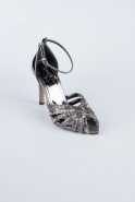 Party-Schuhe Verputz Platin AB1132