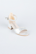 Kinderschuhe Kristall Silber SE786