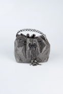 Abendtasche Verputz Platin SH846