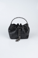Abendtasche Verputz Schwarz SH846