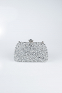 Abendtasche Silber SH849