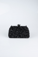 Abendtasche Verputz Schwarz SH849