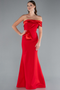 Abendkleid Lang Rot ABU4832