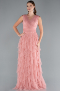 Zwiebelschale Abendkleid Lang ABU4723