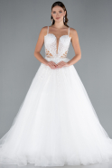 Hochzeitskleider Lang Weiß ABG125