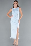 Eisblau Partykleid Midi ABK2169