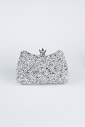 Abendtasche Silber SH828