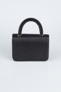 Abendtasche Glitzernd Schwarz KC264