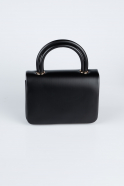 Abendtasche Leder Schwarz KC264