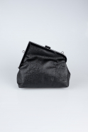 Abendtaschen Gemustertes Leder Schwarz KC475