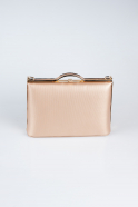 Abendtasche Leder Bronze KC126