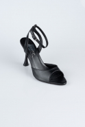 Party-Schuhe Leder Schwarz AB1134