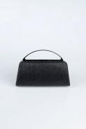 Abendtasche Laserschnitt Schwarz V349