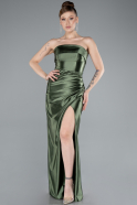 Abschlusskleid Lang Khaki ABU4944
