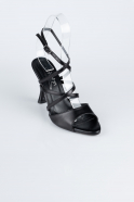 Party-Schuhe Leder Schwarz AB1136