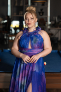 Abendkleid in Übergröße Lang Violette ABU4902