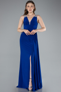 Abendkleid Lang Sächsischblau ABU4967