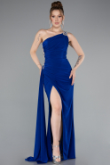 Abendkleid Lang Sächsischblau ABU2964