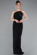 Abendkleid Lang Schwarz ABU4988