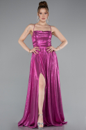 Abschlusskleid Lang Fuchsie ABU4996