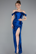 Sächsischblau Abendkleid Lang ABU3611